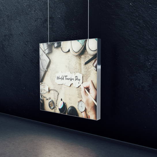 LIGHTBOX 100X100 ÇİFT YÖN