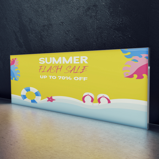 LIGHTBOX 100X300 TEK YÖN