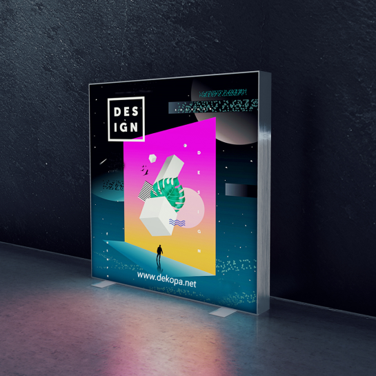 LIGHTBOX 150X150 ÇİFT YÖN